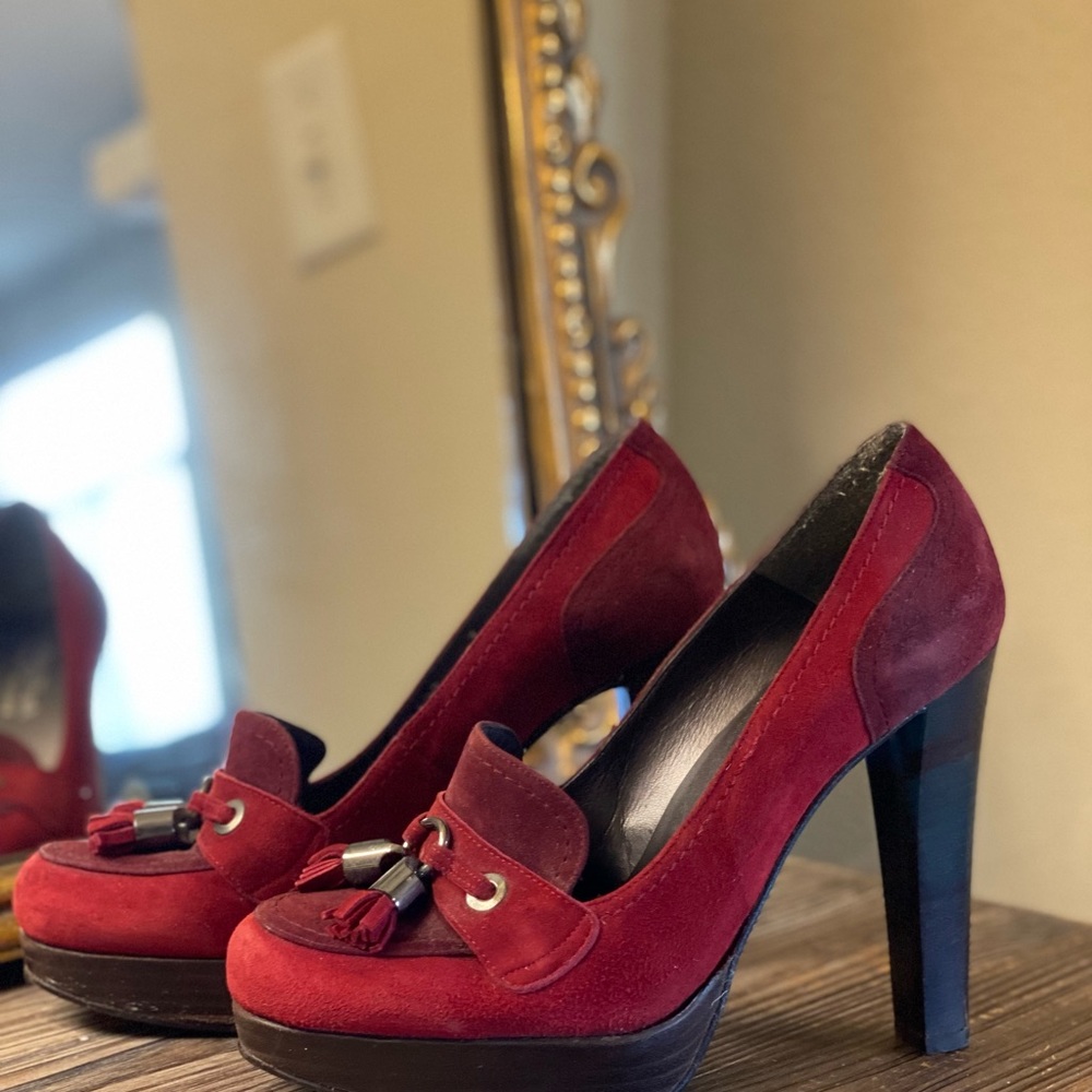 Stuart Weitzman, Red Heels - image 1